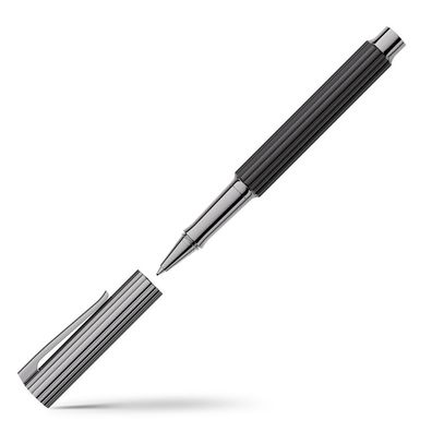 Graf von Faber-Castell Tintenroller Bloom Ebenholz | Ruthenium
