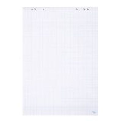 Flip-Chart-Block weiß, RC-Papier, 80 g/qm, kariert/blanko, 20 Blatt