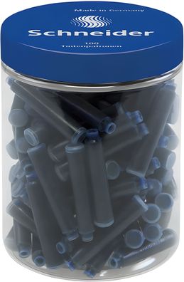 Schneider Tintenpatrone königsblau Runddose 100 Stück