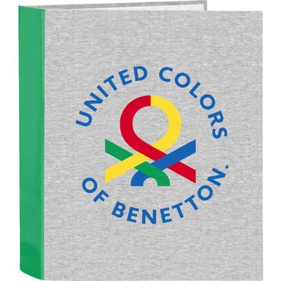 Ringbuch Benetton Pop Grau A4 (27 x 33 x 6 cm)