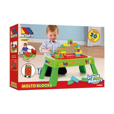 Interaktives Spielzeug Moltó Blocks Desk 65 x 28 cm Kunststoff