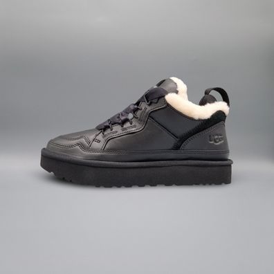 UGG Lowmel Leather Black (Womens) - 42