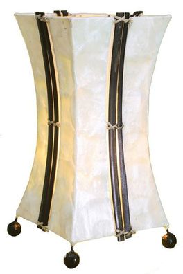 Deko-Leuchte Milla, Tischlampe, 30cm oder 40cm aus Capisscheiben