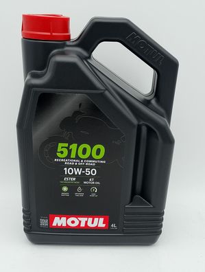 9,20€/ l Motul 5100 4T 10W-50 4 L teilsyn 4-Takt Motorrad Öl