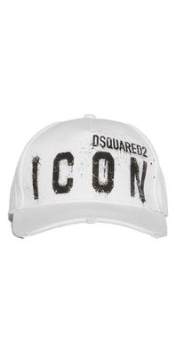 Dsquared2 ICON SPRAY Baseball Cap Weiß Unisex