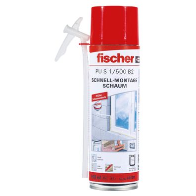 Fischer Schnellmontageschaum PU S1/500 B2 500ml