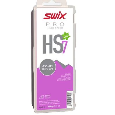 SWIX Wax Hs7 Violet, -2°C/-8°C, 180G
