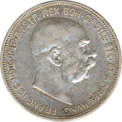 Österreich 2 Kronen 1912 Franz Joseph Silber*