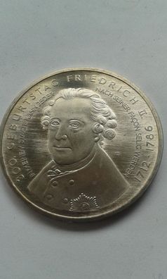 10 euro 2012 Deutschland 300. Geburtstag Friedrich II. Alter Fritz Preußen bankfrisch