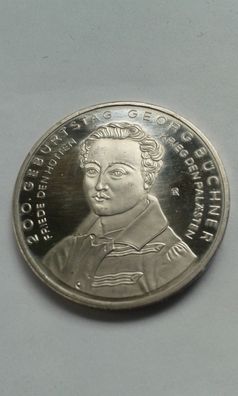 Original 10 euro 2013 200. Geburtstag Georg Büchner bankfrisch