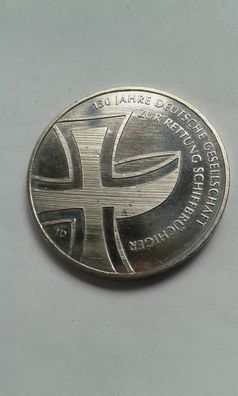 Original 10 euro 2013 Gesellschaft zur Rettung Schiffbrüchiger bankfrisch