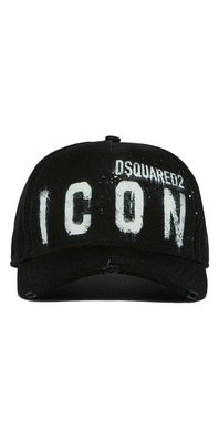 Dsquared2 ICON SPRAY Baseball Cap Schwarz Unisex