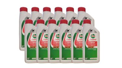 Castrol GTX 5W-40 A3/ B4 MB 229.3 VW 502 00/ 505 00 12x1 Liter Motoröl
