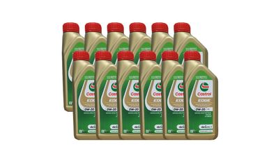 Castrol Edge 0W-20 C5 Dexos 1 Fiat 955535-Cr1 Jaguar 03.5006 12x1 Liter