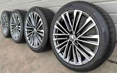 4x Original Skoda Kodiaq NS7 20 Zoll Sommerräder Merope 565601025AM DOT23/24 NEU