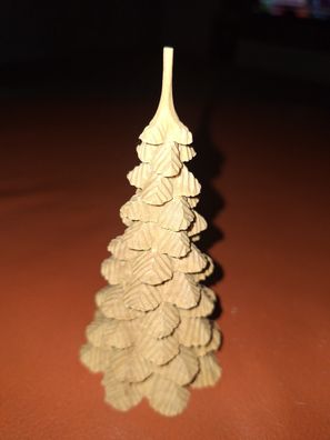 Original Erzgebirge Baum gedrechselt 12cm