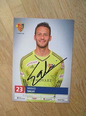 FC Basel - Mirko Salvi - handsigniertes Autogramm!!!