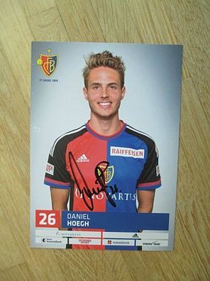 FC Basel - Daniel Hoegh - handsigniertes Autogramm!!!
