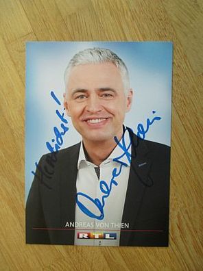 RTL Fernsehmoderator Andreas von Thien - handsigniertes Autogramm!!!