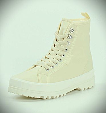 Superga Alpina Trench Damen Boots Schuhe Stiefel Damenschuhe Sand