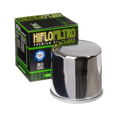 HF204C Ölfilter Chrome Honda Kawasaki Arctic Cat Triumph Harley Yamaha MV Augusta Mer