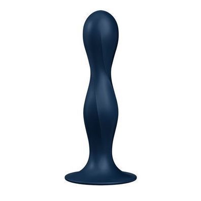 Satisfyer Double Ball-R Dildo mit Geishakugeln Dunkelblau, 1 Stück