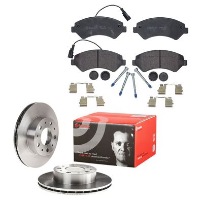 Bremsenkomplettsatz Bremsenset Bremsscheiben Bremsklötze Bremsbeläge Fiat Ducato