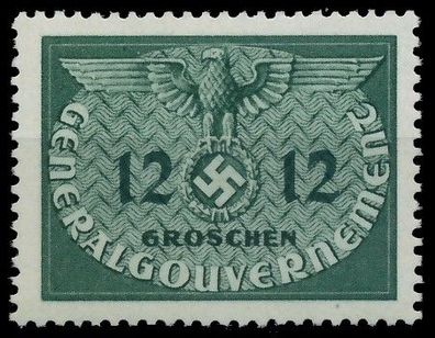 Generalgouvernement DIENST Nr 4 postfrisch X9F6972