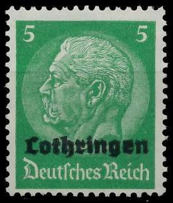 BES. 2WK Lothringen Nr 3 postfrisch X9F6A02