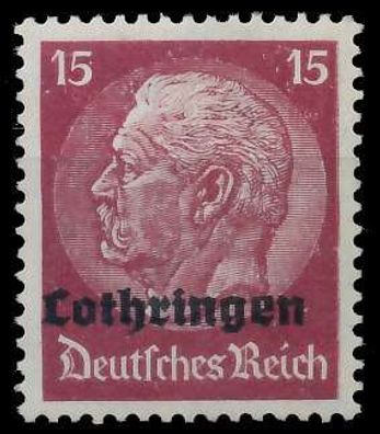 BES. 2WK Lothringen Nr 8 postfrisch X9F69D6