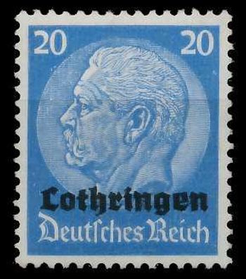 BES. 2WK Lothringen Nr 9 postfrisch X9F69FE
