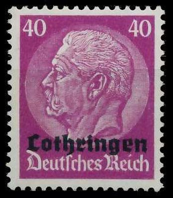 BES. 2WK Lothringen Nr 12 postfrisch X9F69DE