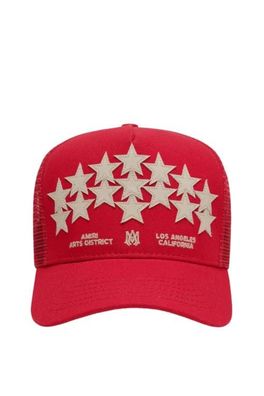 AMIRI Stars Trucker Baseball Cap Herren rot