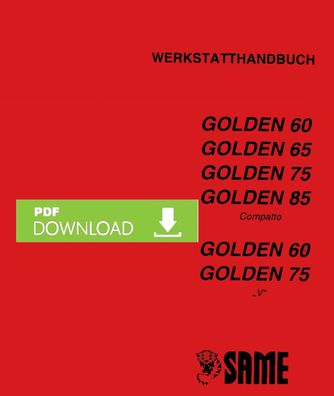 Werkstatthandbuch Same Golden 60 65 75 85 Compatto 60 V 75 V