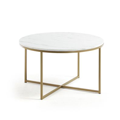 Couchtisch Sheffield aus Marmor Ø 80 cm Rund
