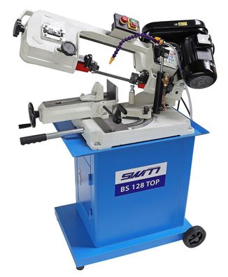 SWM Metallbandsäge Bandsäge Metall BS 128 TOP - 400V - mit Kühlmitteleinrichtung