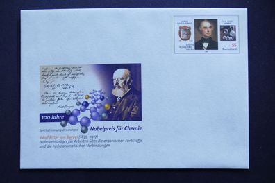 Bund Nr. 2337 USo 107 * * 100 Jahre Nobelpreis für Chemie (GB 2038)