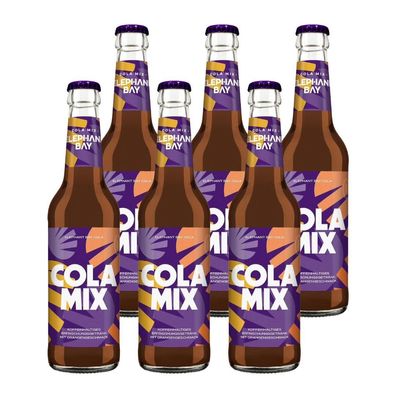 Elephant Bay Cola Mix – 6 x 0,33L | Erfrischender Cola-Orangenmix inkl. Pfand M