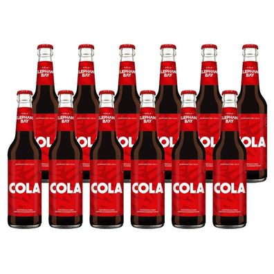Elephant Bay Cola – 12 x 0,33L Glasflaschen | Premium Koffein-Cola für jede Gel
