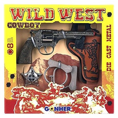 Wilder Westen Pistolen-Set Gonher (5 pcs)