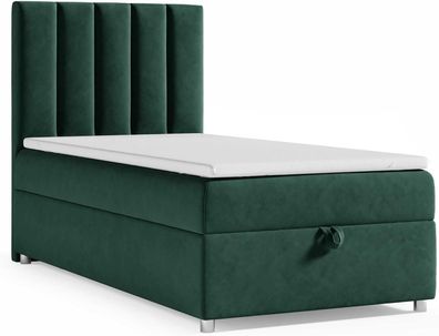 Boxspringbett Trinity K-10 Single mit Bettkasten & Topper Einzelbett mit Lieferung