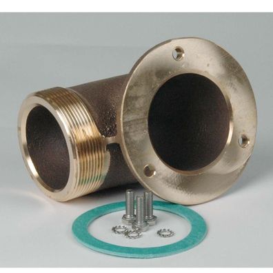 Hugo Lahme FitStar® GSA Rotgussstutzen 90° f. Rotgusspumpe FB 65 | Druckseite AG