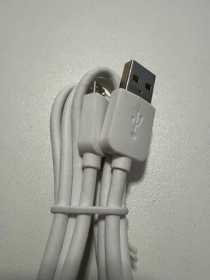USB Kabel Typ A auf Micro USB 1 m Weiß - Standardkabel, universell kompatibel