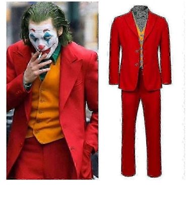 Film Joker Cosplay Kostüm Arthur Fleck Komplettes Set Halloween Kostüm Karnevalskostü