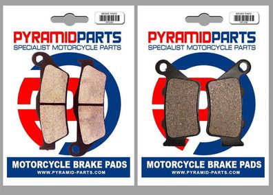 Bremsen Pyramidparts vorne & hinten (2 Paar) für KTM EXC 520 Racing 00-02