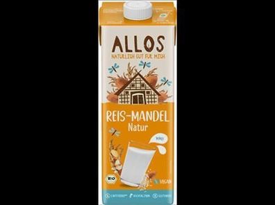 Allos 6x Reis-Mandel Natur Drink 1l
