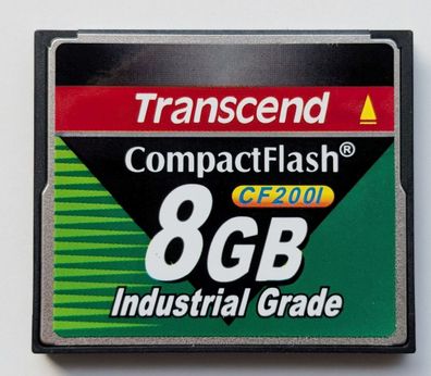 NEU: 8 GB Transcend Industrial CompactFlash CF Compact Flash 8GB CF200I