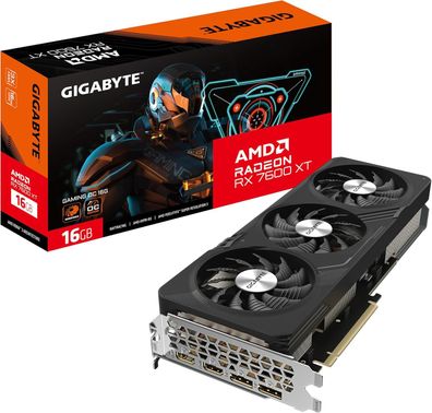 Gigabyte Radeon RX 7600XT Gaming OC Grafikkarte - 16GB GDDR6