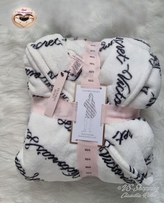 Victoria´s Secret * Bademantel * flauschig * kurz * Cozy Robe * Gr. XS/S