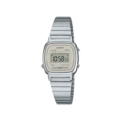 Casio Vintage Damenarmbanduhr LA670WEA-8AEF Resin, Edelstahl